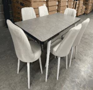 Executive Marble Dining Table UK | Shop Executive Marble Dining Tables Online | 4 Chairs | Free Delivery